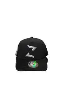 El Lazca De los z Black Snapback with Suede