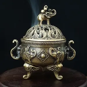 Elephant Design Incense Burner, 1 Count Creative Incense Burner, Home Decor Incense Burner, Meditation Incense Burner, Room Decor, Home Decor, Scented Fragrance Incense