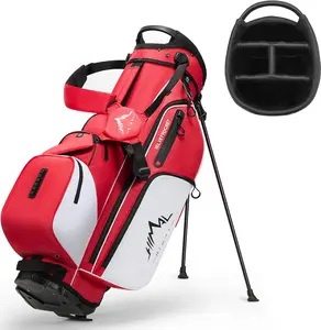 UNIHIMAL 4-Way Golf Stand Bag with Full-Length Divider, Lightweight Waterproof Golf Bag for Men & Women Holds 4-8 Clubs