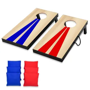 GoSports Portable Junior Size Cornhole Game Set - Wood
