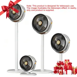 New Upgrade S34 Desktop Detachable 360 Cool Wind Floor Standing Circulating Fan, Strong Comfortable Air, Summer Essential Item, Air Circulator Fan, Standing Cooling Fan
