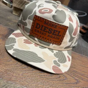 Make Diesel Great Again, Duramax, Powerstroke, Diesel, Turbo Diesel, Turbo, Leather Patch Hat, Gift, His Her, Dad Hat, Grandpa Hat, Country Hat