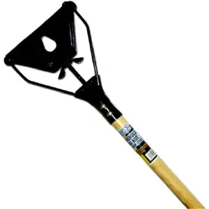 212 MAIN 48-In Steel Triangular Mop Stick, Wing Nut Head Design, Ideal for Home Care and Dusting