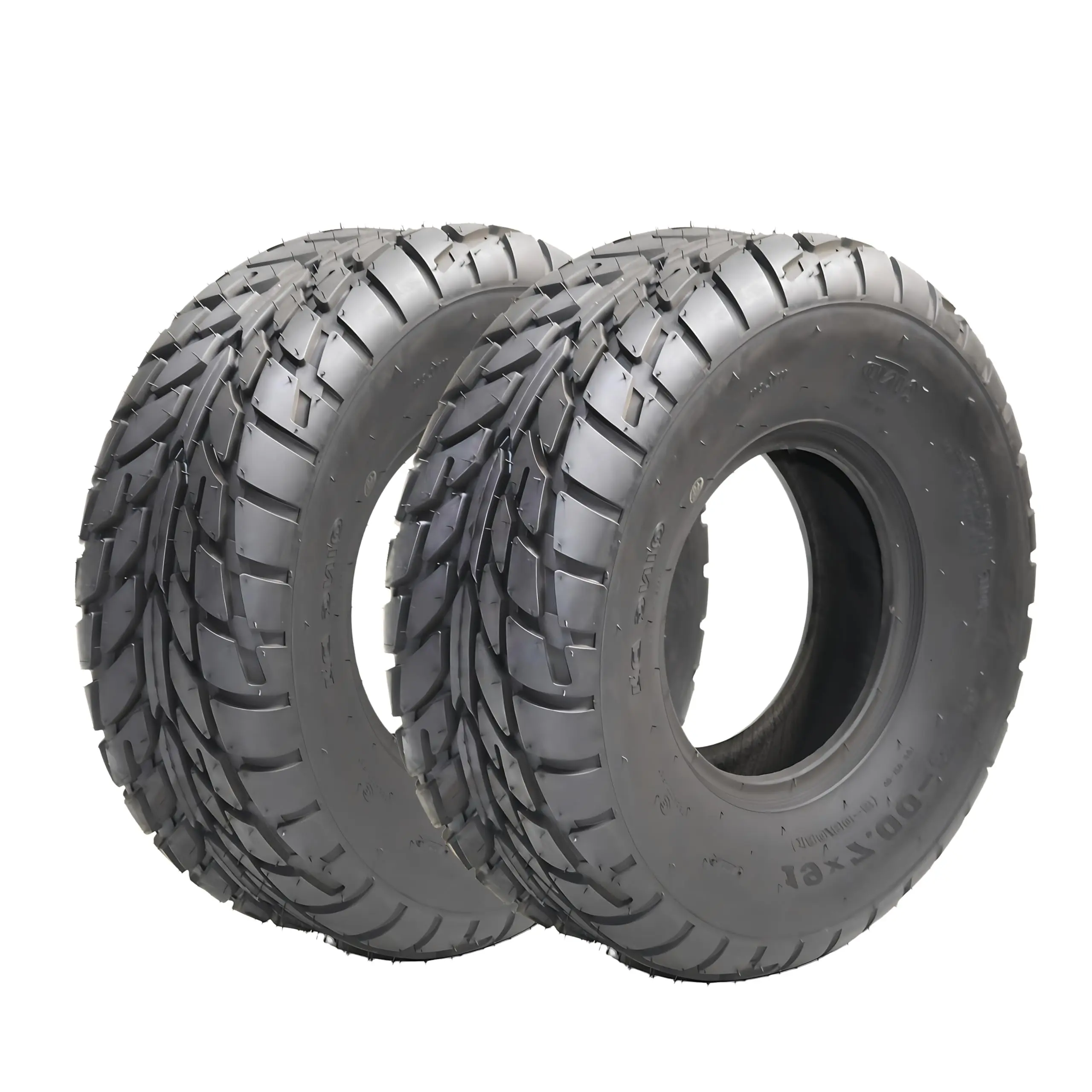 Garvee 19X7-8 Off-Road Tubeless Hubless Tire with 4-Ply Load-Enhanced Non-Slip Pattern for ATV, UTV, Golf Cart, and Lawn Mower - Designed for Mud, Snow, Sand, and Rugged Off-Road Performance, 4-Ply Rating