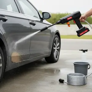 High Pressure Car Washing Tool, Multi-functional Rechargeable High Pressure Car Washing Water Machine, Car Washing & Maintenance Tool, Pressure Washer Wand, Car Wash Equipment, Cordless Pressure Washer, Pressure Washer Handheld