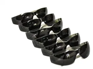 G & F 13017 EyePRO 6 Pack Safety Glasses, Safety Goggles, Scratch, Impact, And Ballistic Resistant, Smoke Lens, 6 Pack