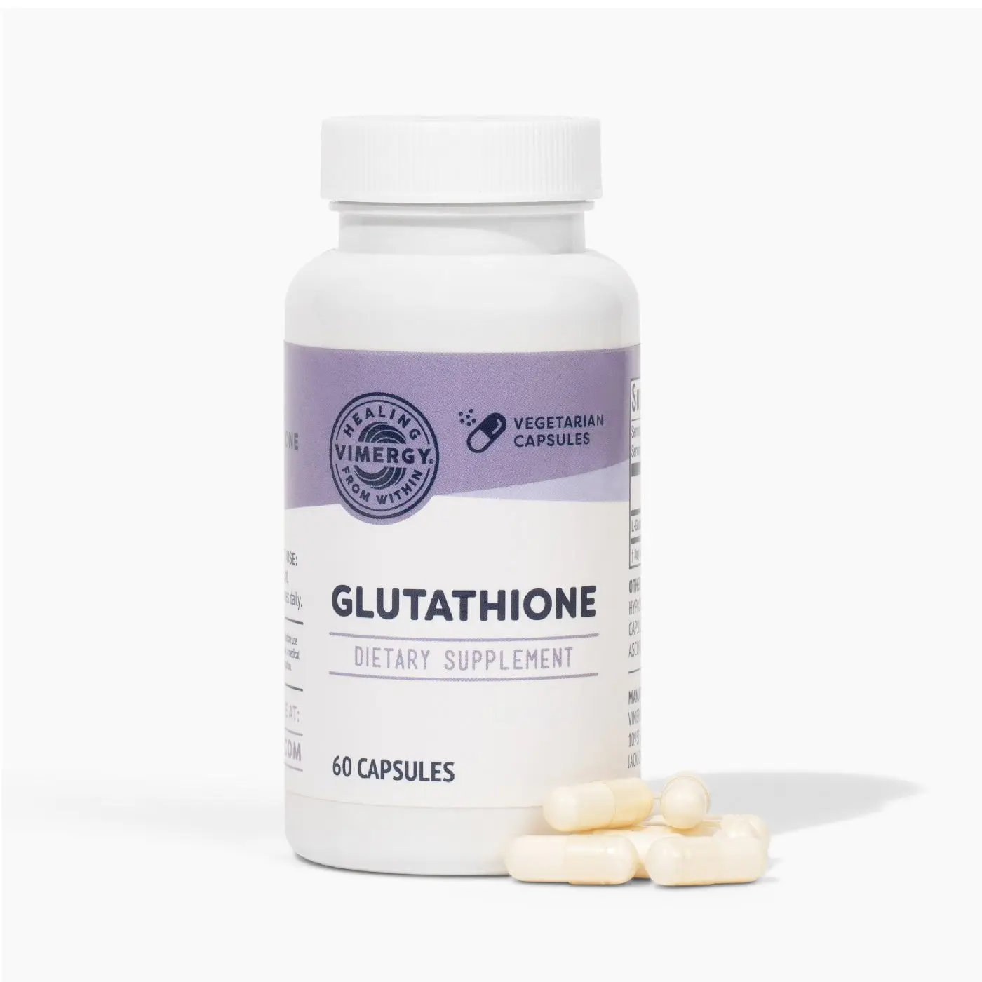 Vimergy Glutathione 60 Capsules | Master Antioxidant Supplement for Cellular Defense & Liver Support