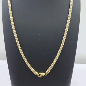 10K Yellow Gold Tennis Chain