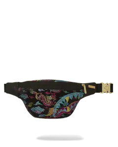EMBROIDERED DRAGONS SAVVY CROSSBODY