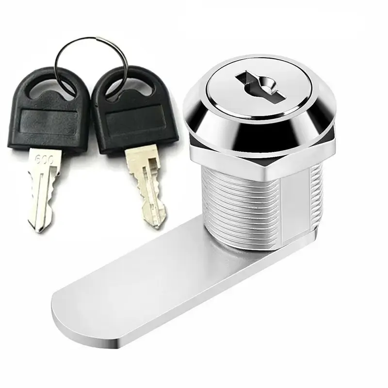 Mailbox Lock Iron Cabinet File Cabinet Office Box Storage Locker Storage Unit Lock Tongue Lock Security Lock Anti Theft Lockable 10-35mm with 2 Keys for Home Office Use