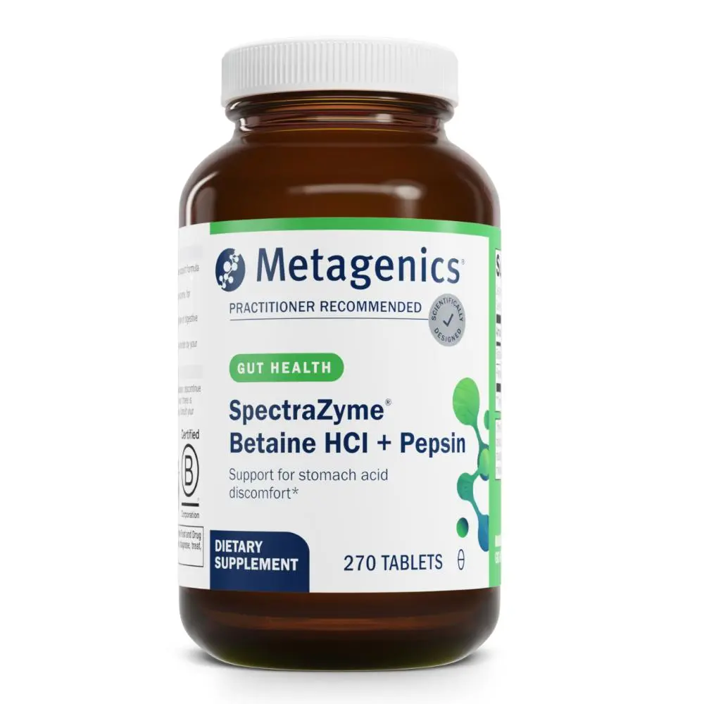 Metagenics SpectraZyme Betaine HCl with Pepsin