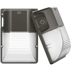 CINOTON 30W LED Wall Pack Light with Dusk to Dawn Sensor 3600LM 5000K Daylight IP65 Waterproof Outdoor Security Flood Lighting for Garage Warehouse Garden UL-Listed 2 Pack