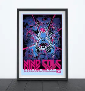 Nine Sols Game Art Poster Unframed | Gaming Poster | Gaming Artwork | Gaming Decor | Video Game Poster | Gaming Gift | Video Game Print | Pc Game Print Wall Art