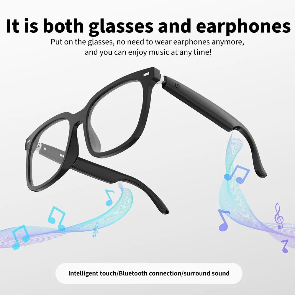 A15 Smart Glasses,Chat GPT,Audio Glasses for Men And Women,Microphone And Speaker, HD Voice Calls And HIFI Music Quality,Hands-Free Calling,Suitable for  Riding,Driving,Travel