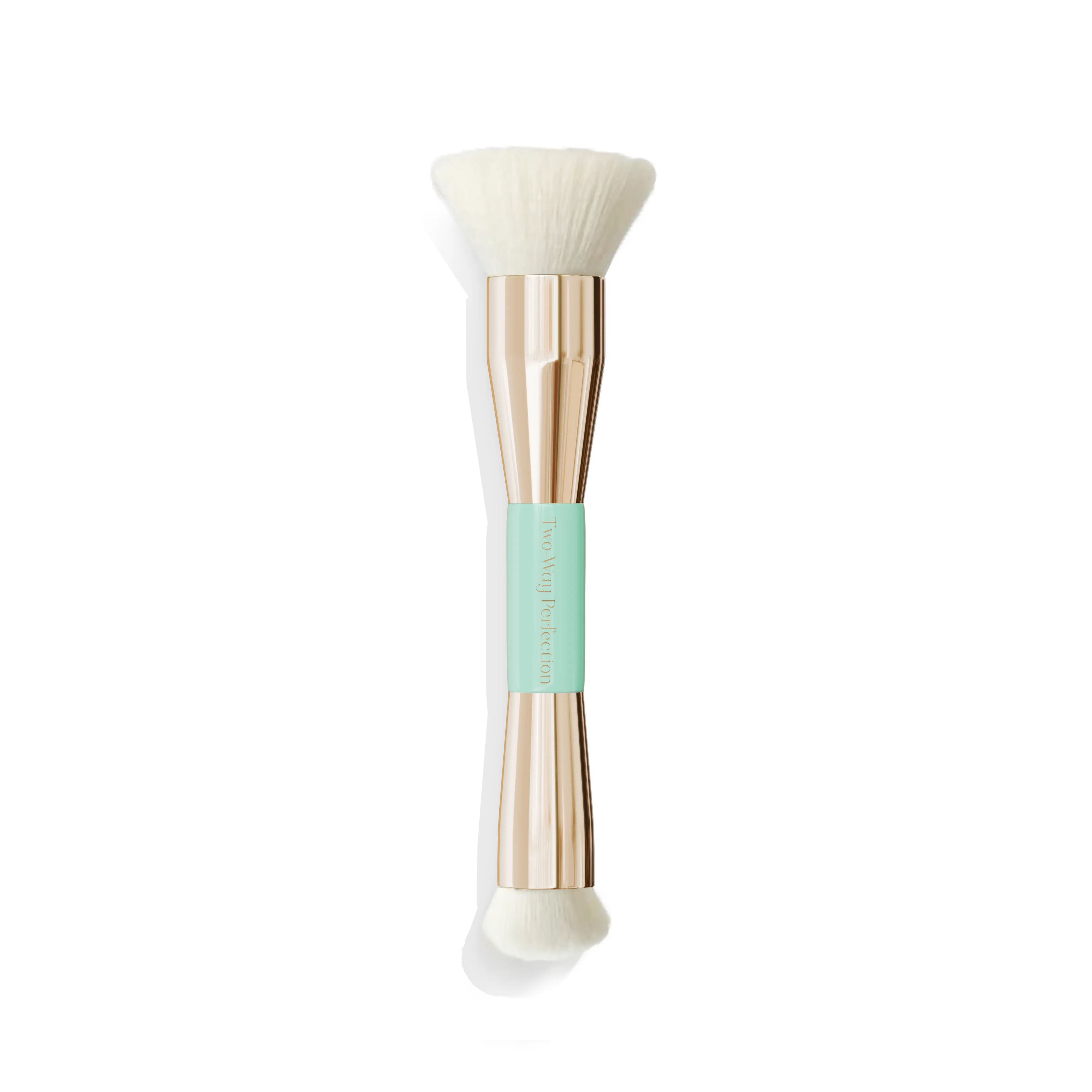 Sundayz Glam 2-Way Dual Ended Makeup Brush - Cruelty-Free Makeup Blending, Foundation & Airbrush Face Brush for Precise, Smoothing Complexion Application, Makeup Blending Brushes