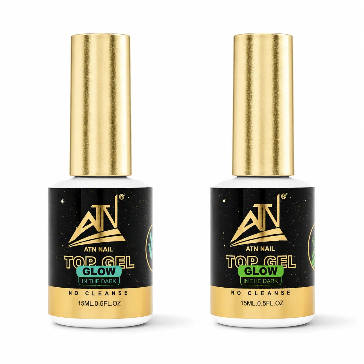 Glow in the Dark Gel Top Coat, 15ml UV/LED Cured Nail Polish Finish for Dip Powder & Polygel Manicures, Green or Blue Glow Shades, Manicure, Gel Nails At Home, Cosmetic, Poly Gel