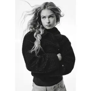 H&M Collared teddy jacket