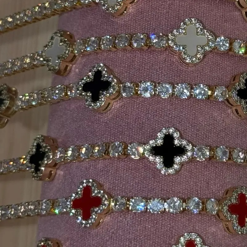 Mini cross religious bracelet