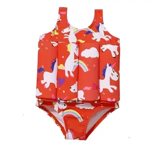 Children Sports Floating Swimsuit, Boys And Girls One-Piece Vest Floating Suit, Detachable And Adjustable Buoyancy Swimsuit, Suitable For Summer Suit Vacation Beach Sports Swimsuit Swim Vest, Training Auxiliary Swimsuit