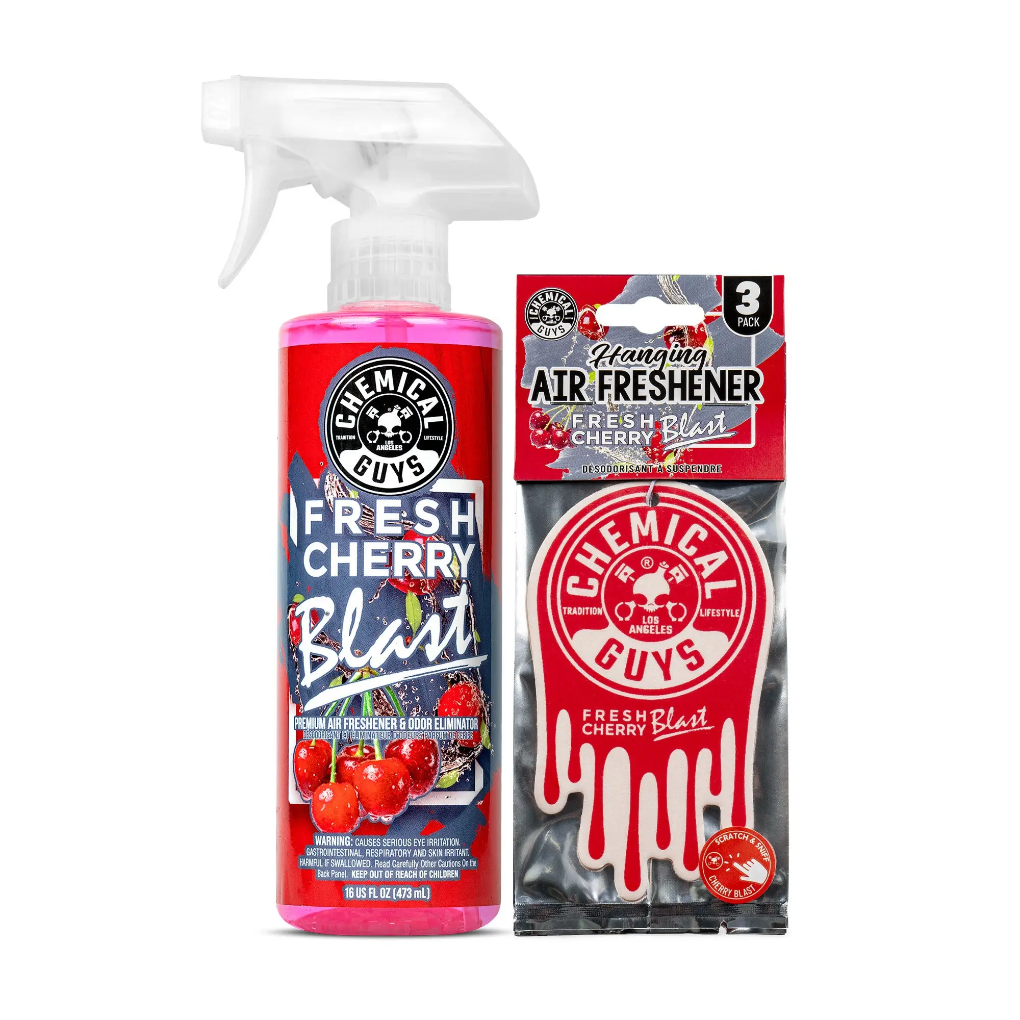 Cherry Blast Air Freshener Spray & Hanging Kit, Cars Accessories, Car Stuff, Auto Accessories