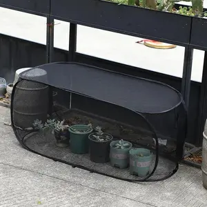Foldable Pop-Up Mesh Plant Greenhouse Cover, Durable Material, High-Top Garden Fence Net for Animals & Insects, Reusable, Ideal for Fruits, Veggies, Seedlings