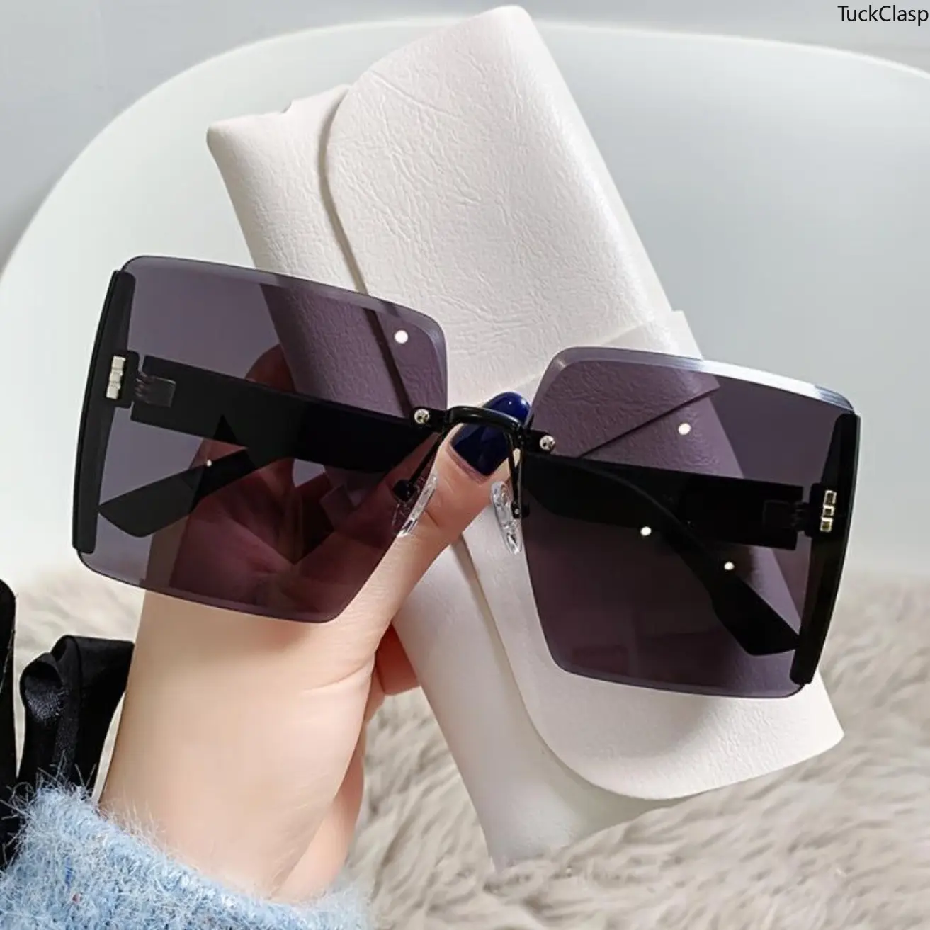 2026 New Arrival Women’s Colorful Polarized Glasses – European American Retro Oversized Durable Stylish Eyewear, TikTokShopBlackFriday Summer