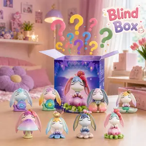 Cosmos bear Elise & World Meditation Rabbit: Fantasy Garden Blind Box — Car Dashboard Ornament for Girls