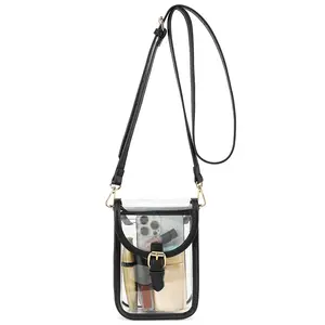 Small Clear Purse for Women, Stadium Approved Clear Crossbody Bag for Concerts, Sporting Event