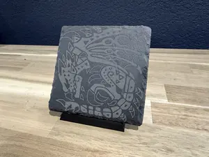 Monster Hunter Slate Coaster, 20+ Monsters Available, Drinkware Coasters