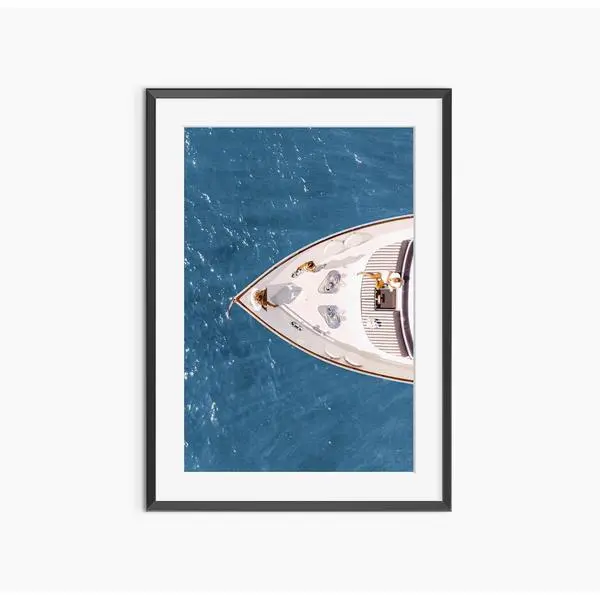Yacht Poster, Photography Prints, Luxurious Boat Print, Sailing In Summer Poster, Wall Art Decor, Museum Quality Photo Art Print