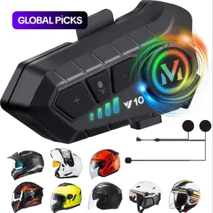 Rechargeable Motorcycle Helmet Speaker, IPX6 Waterproof Helmet Earphone with Automatic Call and Music Control, Compatible with All Helmets, Convenience #GLOBAL PICKS