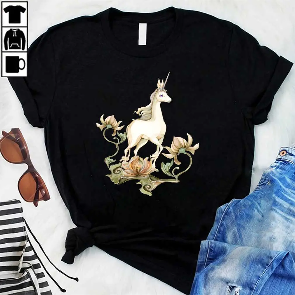 Last Unicorn - Flower Garden T-Shirt