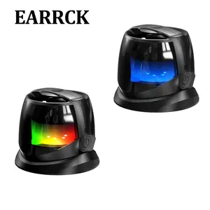 2 PCS Magnetic Wireless Speaker with LED Light, Mini Portable Bluetooth Speaker, TWS Stereo Sync, Rechargeable, for Gifts Home Outdoor Audio