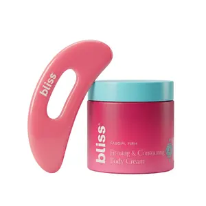 BLISS Fabgirl Firm Body Cream & Gua Sha Tool Duo for Tighter Smoother Skin with Collagen Amino Acids and Caffeine BLISS Fabgirl Firm Body Cream & Gua Sha Tool Duo for Tighter Smoother Skin with Collagen Amino Acids and Caffeine