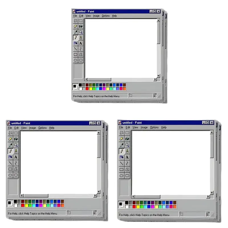 3pcs Retro Computer Drawing Pad Notepad - Vintage Style Square Paper, Ideal for Creative Illustrations and Design, Perfect for Art Notes & Artist Painting Supplies