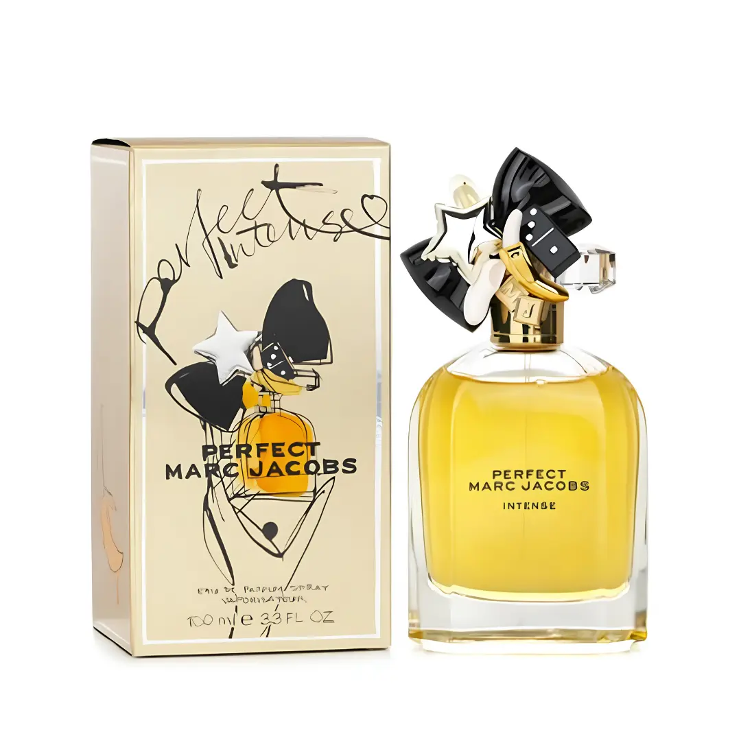 Marc Jacobs Perfect Intense Eau De Parfum for Women 3.4 oz | Amber Floral Fragrance