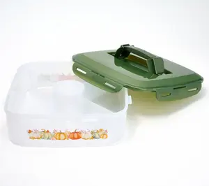 LocknLock Harvest Printed Appetizer & Dessert Tray LocknLock Harvest Printed Appetizer & Dessert Tray