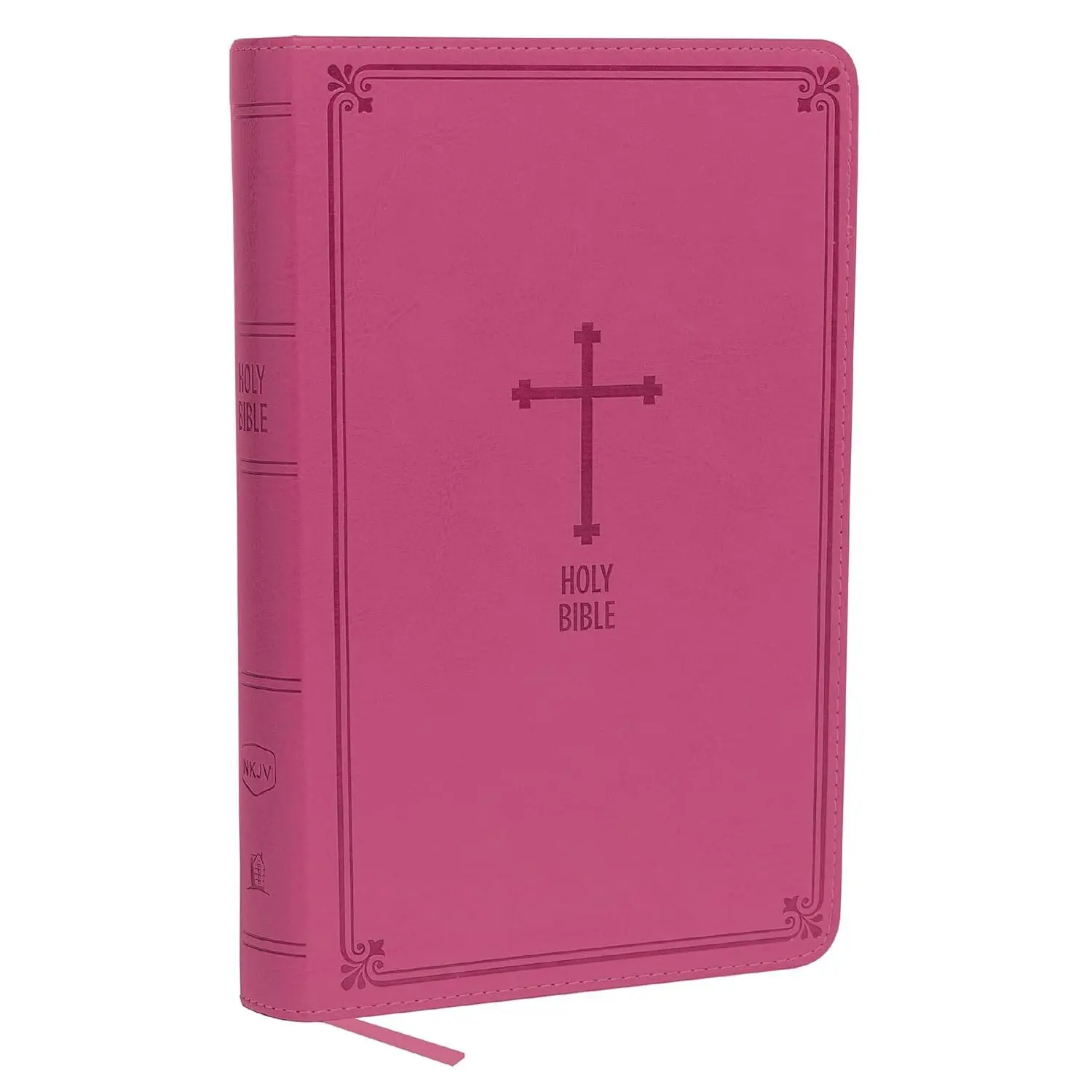 NKJV, Deluxe Gift Bible, Leathersoft, Pink, Red Letter, Comfort Print: Holy Bible, New King James Version