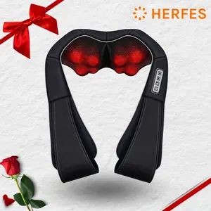 [Valentine Special] Back Neck Shoulder Massager with Heat - Shiatsu Massager Adjustable Intensity Daily Relaxing Plug-in Comfort Lightweight TikTokShopdeals Valentine Gifts