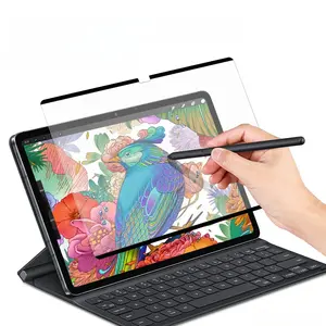 Removable Paper Texture Screen Protector for Samsung Galaxy Tab S9/S9 Ultra/S9+/S8/S8+/S7+/S7 FE, Anti-Glare Anti-Blue Light Tempered Glass with Kent Paper Texture, Easy to Apply Screen Film for Tab S6 Lite 10.4" & A Series
