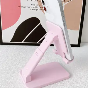 Foldable Phone Holder, Universal Phone Stand, Portable Phone Holder for Desk, Phone Accessories for Home Office, Universal Phone Holder for iPhone & Android, Folding, Adjustable Foldable Holder, Smartphone Holder Stand