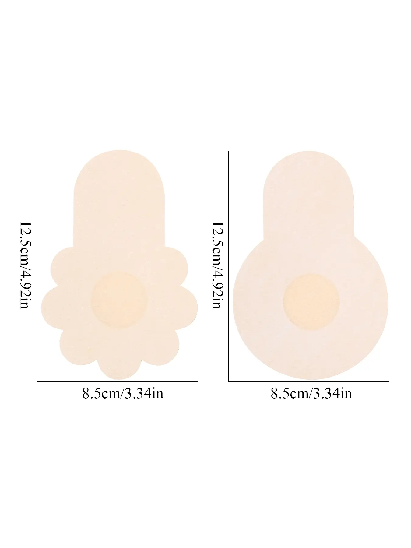 40 pieces of disposable pull-up breathable breast pads, invisible anti-protrusion nipple patches, specially designed for wedding gowns and formal wear Bra Accessories