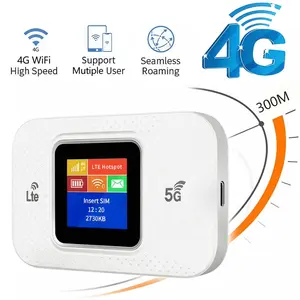 4G/5G Mobile wifi router for Global Travel,300Mbps High-Speed portable wifi hotspot, Wifi Battery Powered, 3000mAh Large Battery, Multiple Connections, Supports All 4G SIM Card Types, Wifi pocket