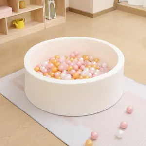 Soft Foam Toddler Ball Pits For Kids Birthday Room Pool Tent Party, Baby Play Yard, Safety Play Yard, Toddler Playpen, Gifts For Girls And Boys, Indoor Outdoor Game House Baby Toy Infant Ball Pool, Sensory (Balls NOT Included)