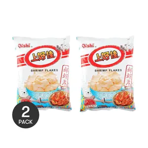 OISHI Shrimp Chips - 2 Pack, 80g Each | Crispy & Delicious Snack