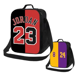Basketball Number Goat Fans Lunch Box Bag Insulated Thermal Bag Suitable for Home Restaurant Office Outdoor Picnic Unisex Portable Reusable