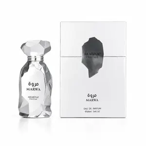 Arabiyat Prestige Marwa Eau De Parfum, 3.4 fl oz Arabian Fragrance for Men, Earthy Woody Scent, Premium Perfumes & Fragrances, Gifts for Him