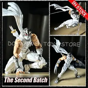 In Stock AC Factory The Second Batch Ryu White Ver Hayabusa Kaiyodo Revoltech Amazing Yamaguchi Ryu Hayabusa Action Figure Toy