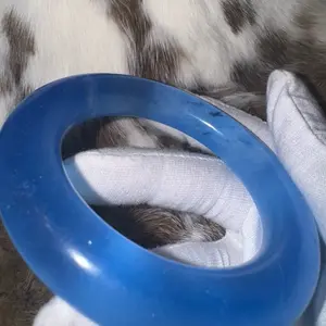 Chunky Blue Jadeite bangle