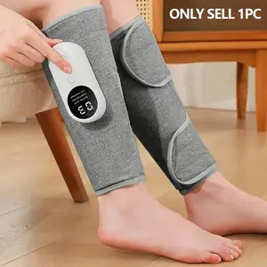 Leg Massager with Heating and Compression USB Type-C Rechargeable Portable Pain Relief 9 Modes 3 Intensity Levels Hand-like Kneading for Restless Legs Syndrome Relaxation Aid Top Christmas Gift Choice(1 unit)